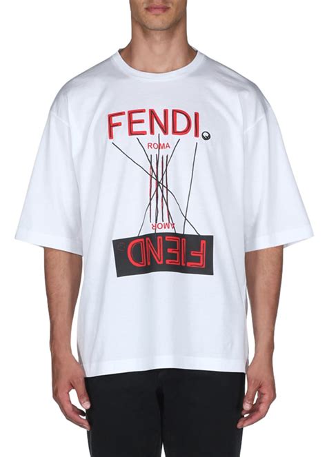 mens fendi tshirt|fendi fiend t shirt.